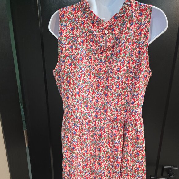 Betsey's Boutique Floral Tank Sz L - Picture 3 of 5